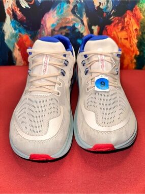 No.9 Altra Paradigm 7 Men's Road Running Shoes White/Blue/Red